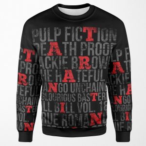 Quentin Tarantino Movies Vintage Grunge Style All-over-print Unisex Sweatshirt