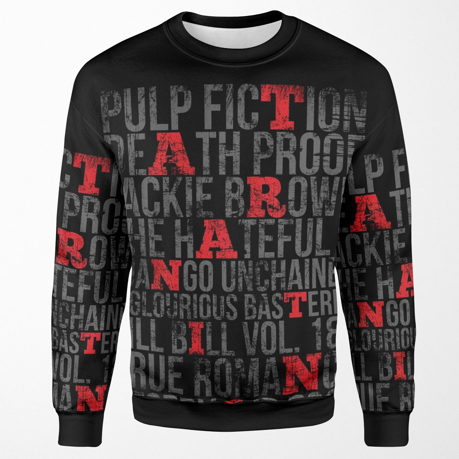 Quentin Tarantino Movies Vintage Grunge Style All-over-print Unisex Sweatshirt