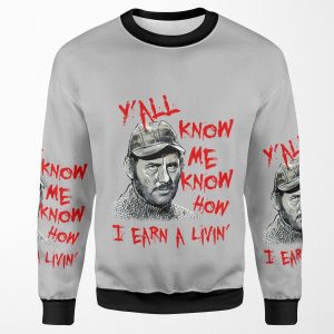 Quint Jaws All-over-print Unisex Sweatshirt