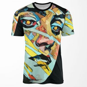 Rachel Understands Swipes All-over-print T-shirt