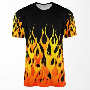 Racing Flames All-over-print T-shirt