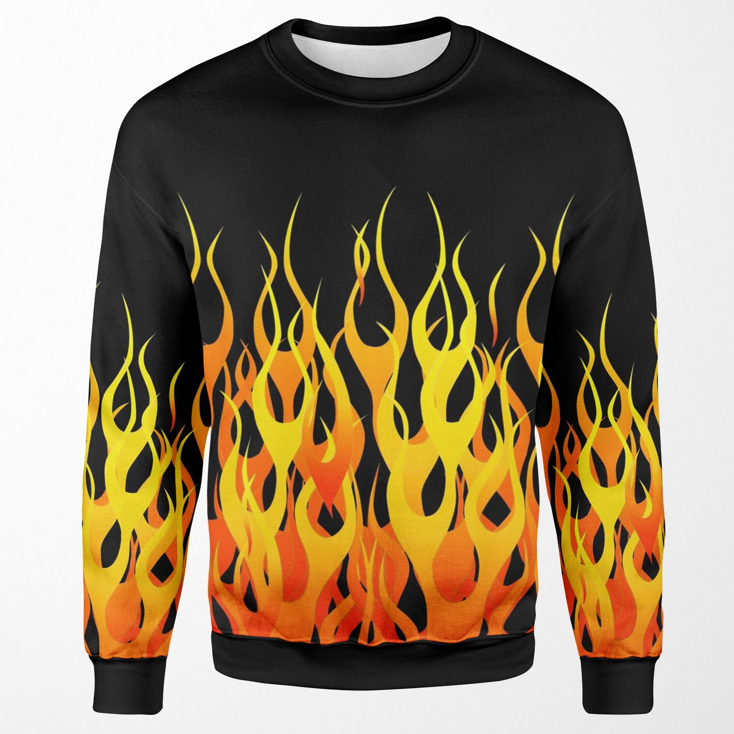 Racing Flames All-over-print Unisex Sweatshirt
