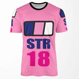 Racing Point 2019 F1 Lance Stroll 18 Design All-over-print T-shirt