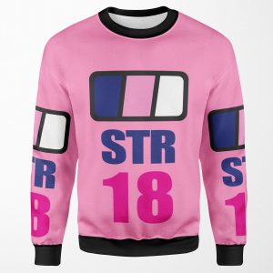 Racing Point 2019 F1 Lance Stroll 18 Design All-over-print Unisex Sweatshirt