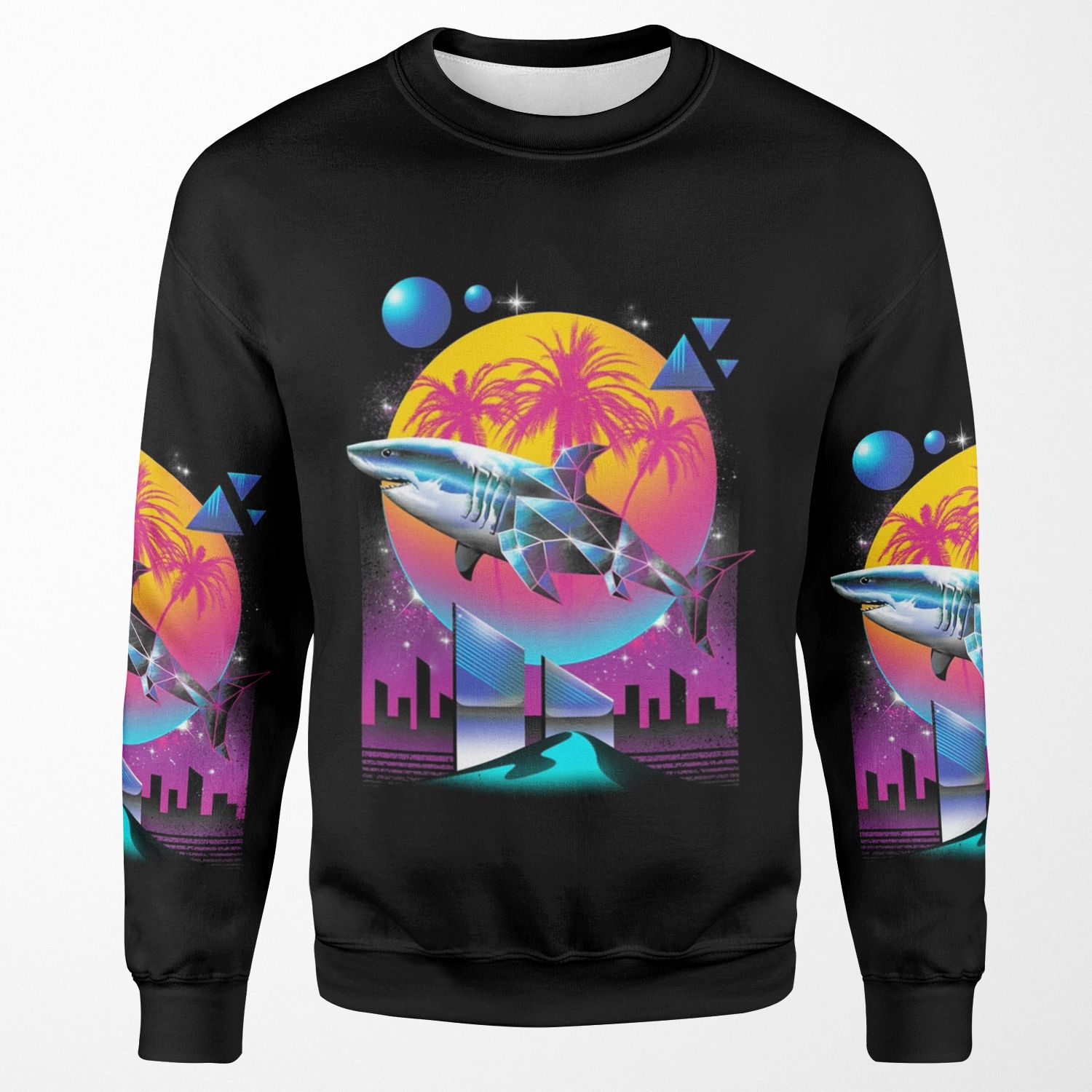 Rad Shark All-over-print Unisex Sweatshirt