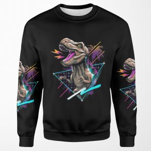 Rad T Rex All-over-print Unisex Sweatshirt