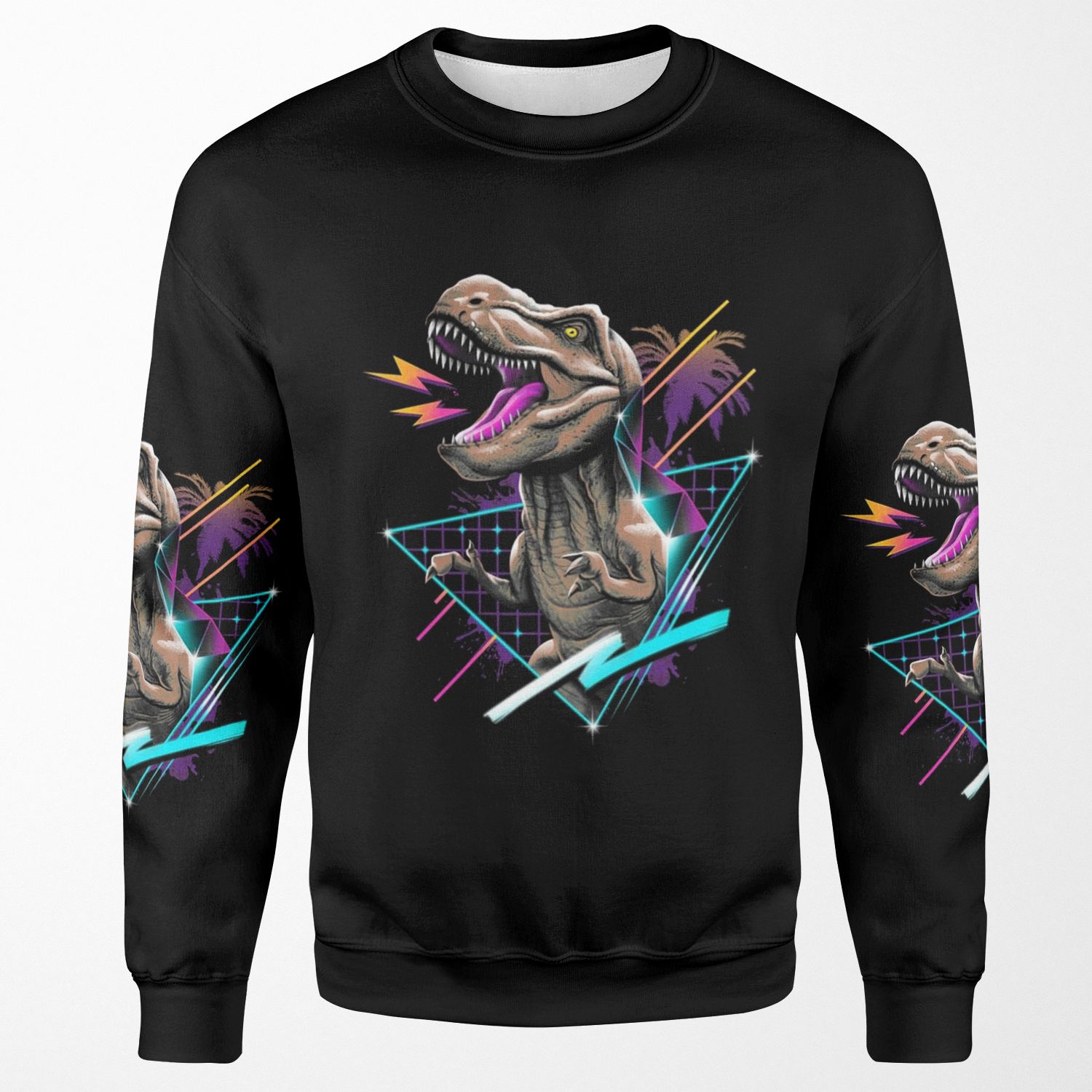 Rad T Rex All-over-print Unisex Sweatshirt