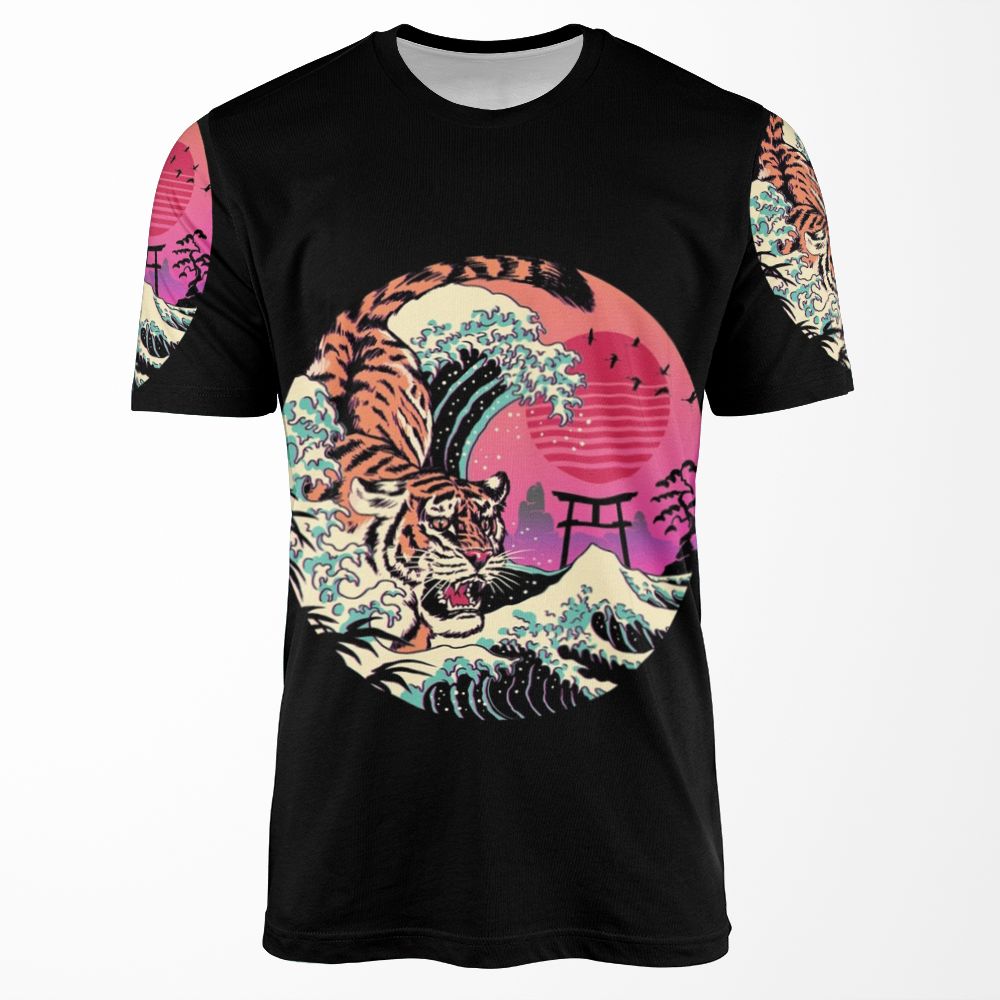 Rad Tiger Wave All-over-print T-shirt
