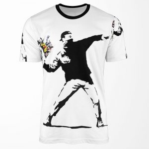 Rage Flower Bomber Stencil All-over-print T-shirt