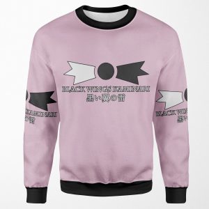 Rain Black Wings Kaminari All-over-print Unisex Sweatshirt