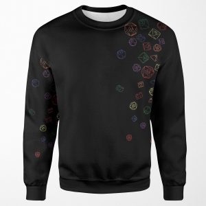 Rainbow Cascading Dice All-over-print Unisex Sweatshirt