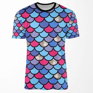 Rainbow Fish Scales All-over-print T-shirt