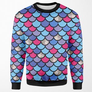 Rainbow Fish Scales All-over-print Unisex Sweatshirt