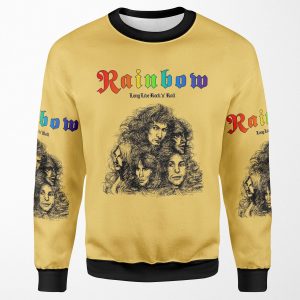 Rainbow Long Live Rock And Roll All-over-print Unisex Sweatshirt