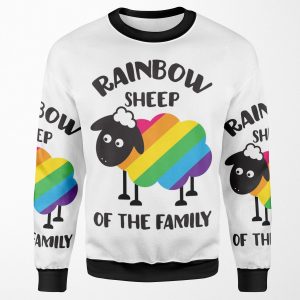Rainbow Sheep Of The Family Lgbt Pride All-over-print Unisex Sweatshirt