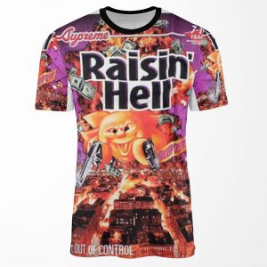 Raisin Hell All-over-print T-shirt