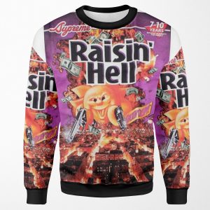 Raisin Hell All-over-print Unisex Sweatshirt