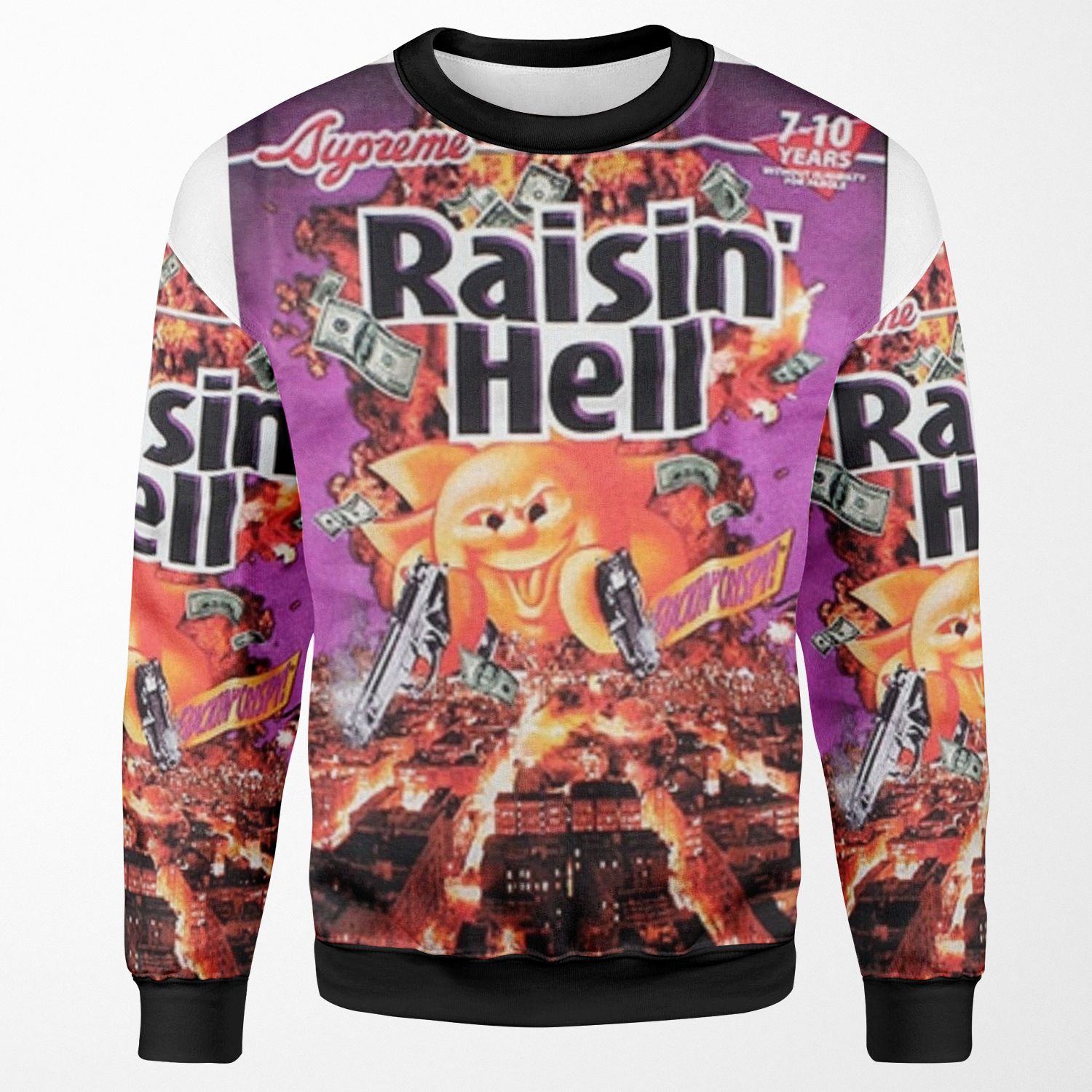 Raisin Hell All-over-print Unisex Sweatshirt
