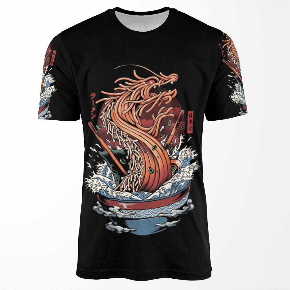 Ramen Dragon All-over-print T-shirt