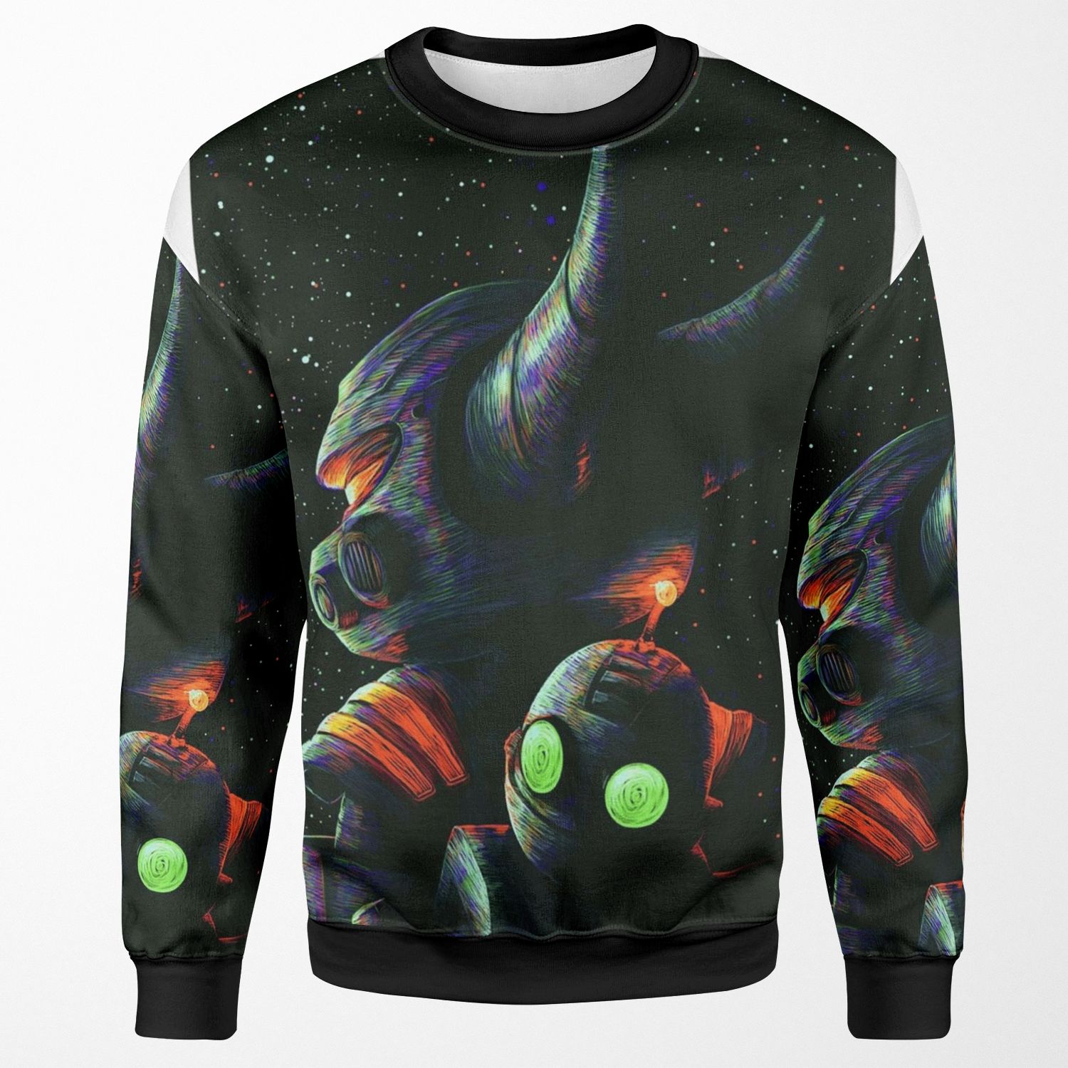 Ratchet And Clank Ratchet And Clank 2 Art Space All-over-print Unisex Sweatshirt