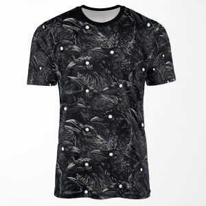 Raven Pattern 2 All-over-print T-shirt