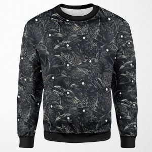 Raven Pattern 2 All-over-print Unisex Sweatshirt