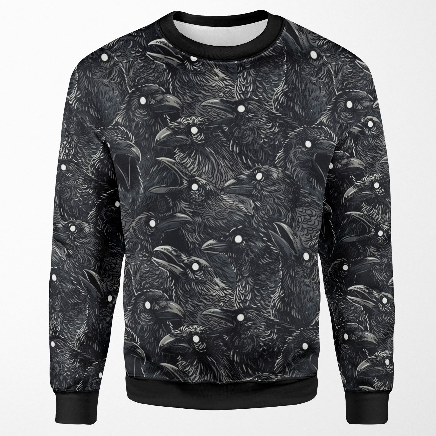 Raven Pattern 2 All-over-print Unisex Sweatshirt