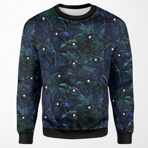 Raven Pattern All-over-print Unisex Sweatshirt