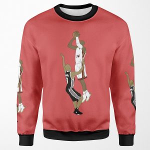 Ray Allen Clutch Shot All-over-print Unisex Sweatshirt