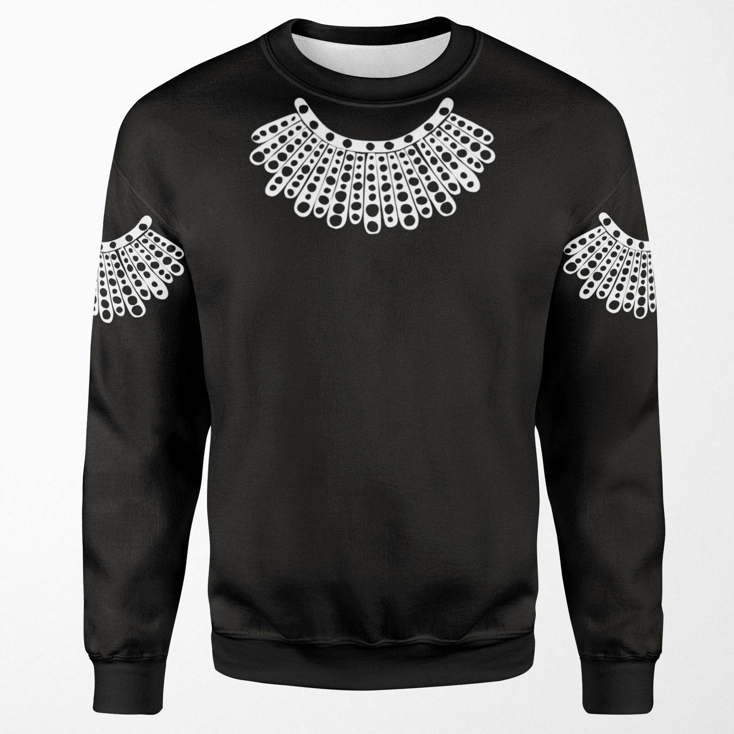 Rbg Dissent Collar All-over-print Unisex Sweatshirt