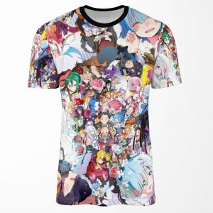 Re Zero All Characters All-over-print T-shirt