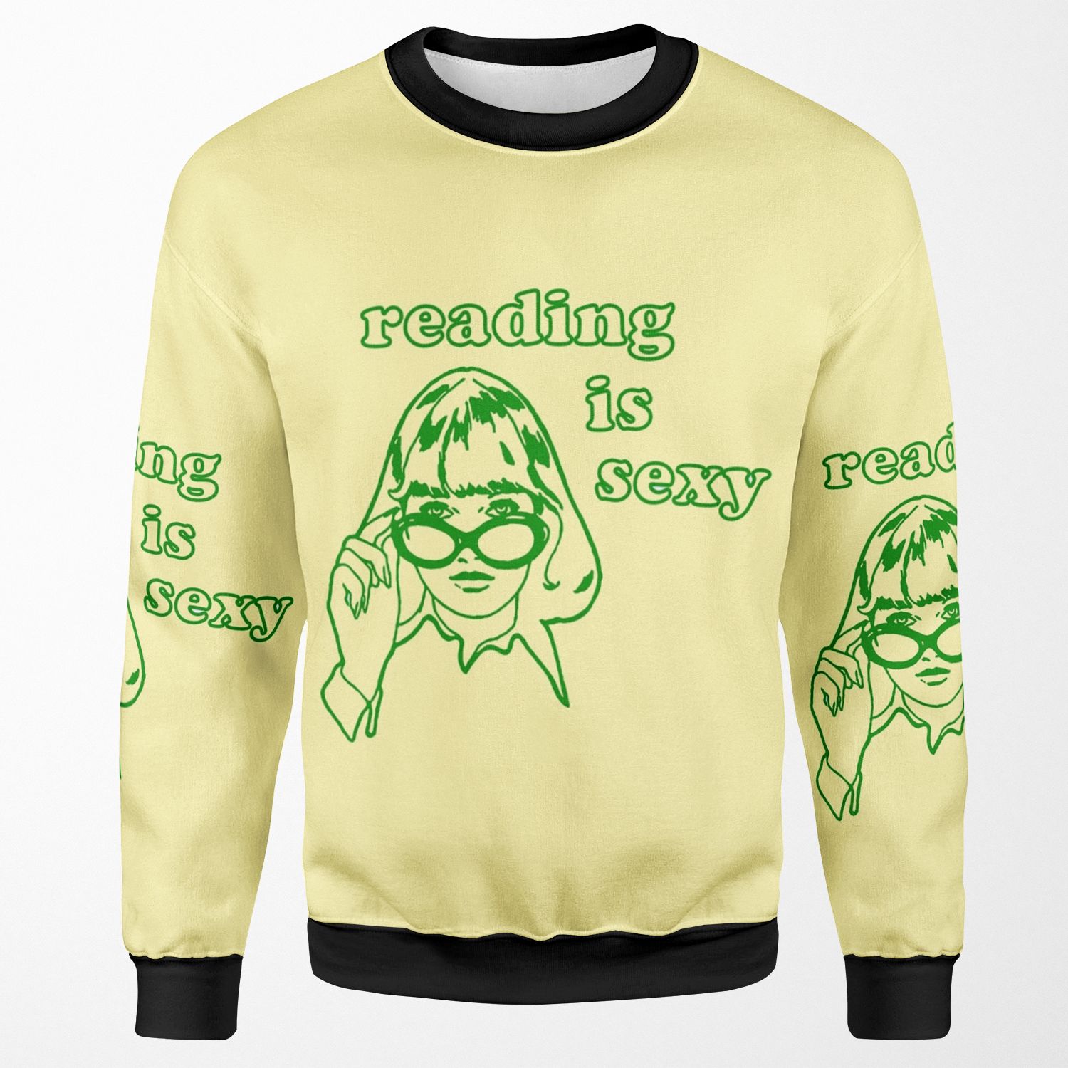 Reading Is Sexy Rory All-over-print Unisex Sweatshirt
