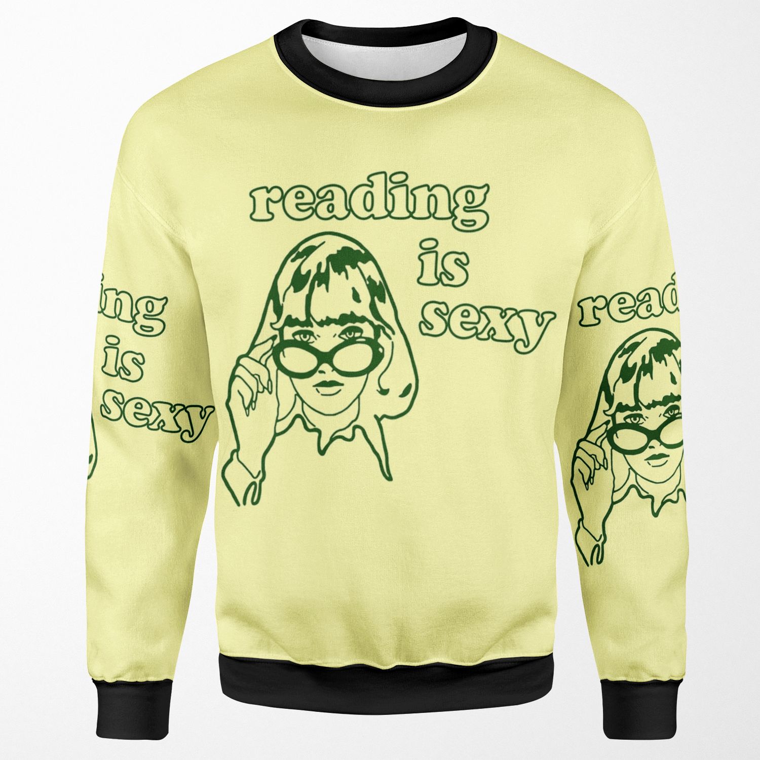 Reading Is Sexy All-over-print Unisex Sweatshirt