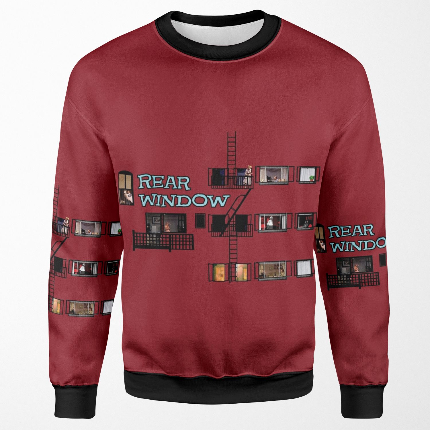 Rear Window All-over-print Unisex Sweatshirt