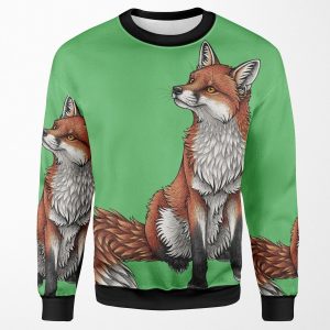 Red Fox All-over-print Unisex Sweatshirt