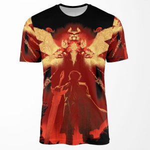 Red Hunter All-over-print T-shirt