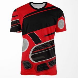 Red Italian Job All-over-print T-shirt