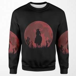 Red Moon All-over-print Unisex Sweatshirt