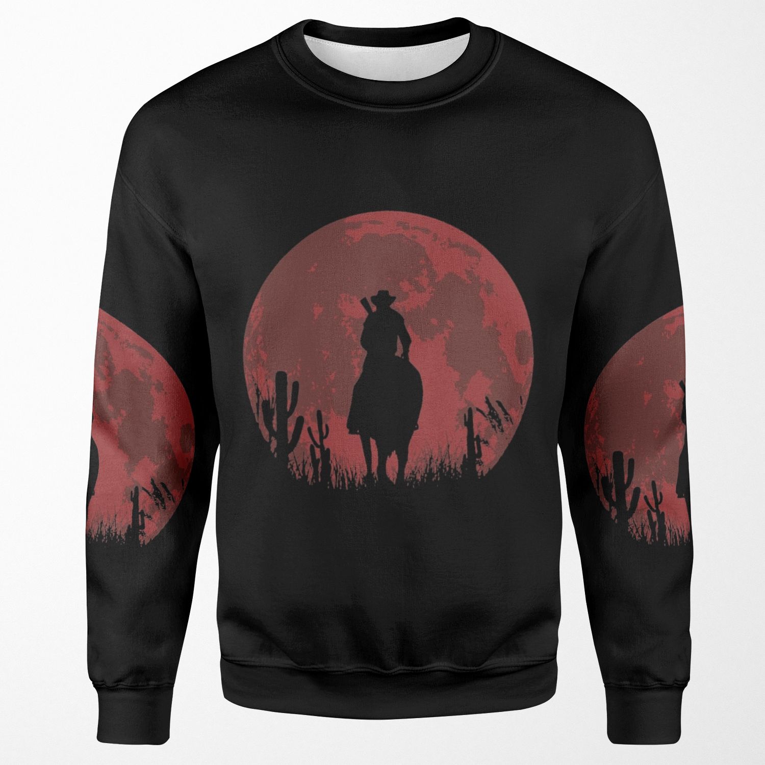 Red Moon All-over-print Unisex Sweatshirt