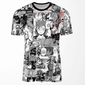 Red Riot Manly Hearted Hero All-over-print T-shirt