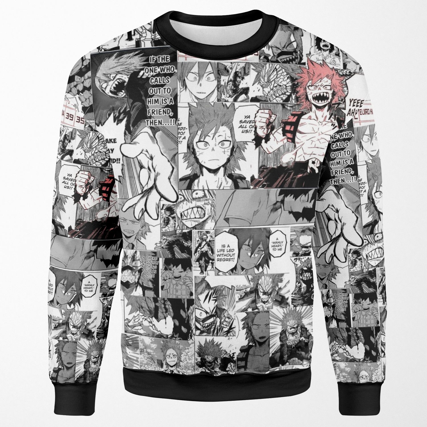 Red Riot Manly Hearted Hero All-over-print Unisex Sweatshirt