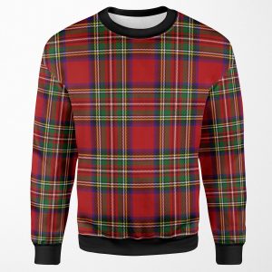 Red Tartan Stewart Clan All-over-print Unisex Sweatshirt