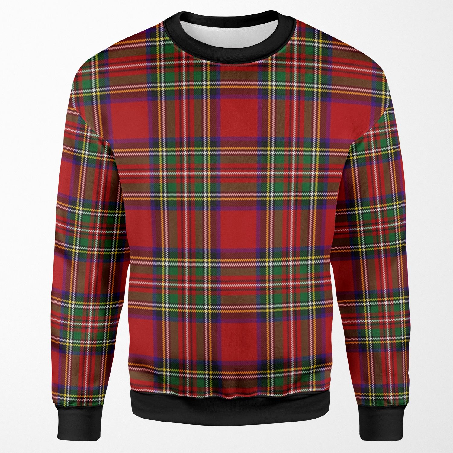 Red Tartan Stewart Clan All-over-print Unisex Sweatshirt