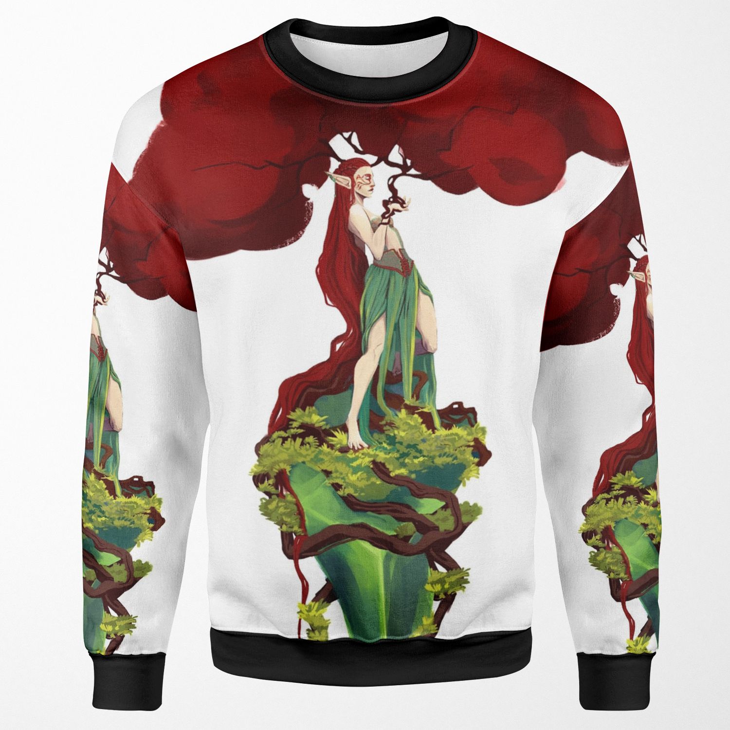 Red Tree All-over-print Unisex Sweatshirt