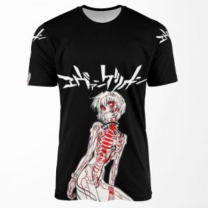 Rei Evangelion X Ray All-over-print T-shirt