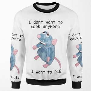 Remy Doesn T Want To Cook Anymore All-over-print Unisex Sweatshirt