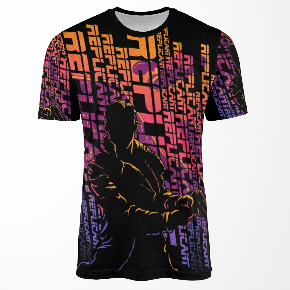 Replicant City All-over-print T-shirt
