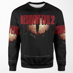 Resident Evil 2 Menu Screen All-over-print Unisex Sweatshirt