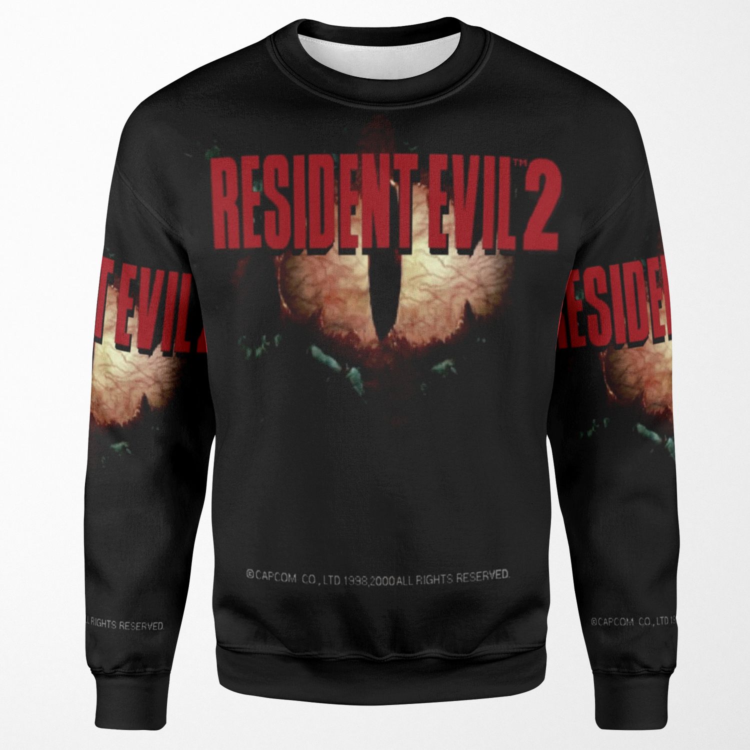 Resident Evil 2 Menu Screen All-over-print Unisex Sweatshirt