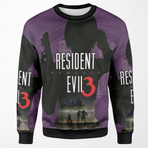 Resident Evil 3 Nemesis Minimalist Print All-over-print Unisex Sweatshirt